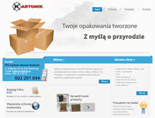 Tablet Screenshot of kartonik.pl